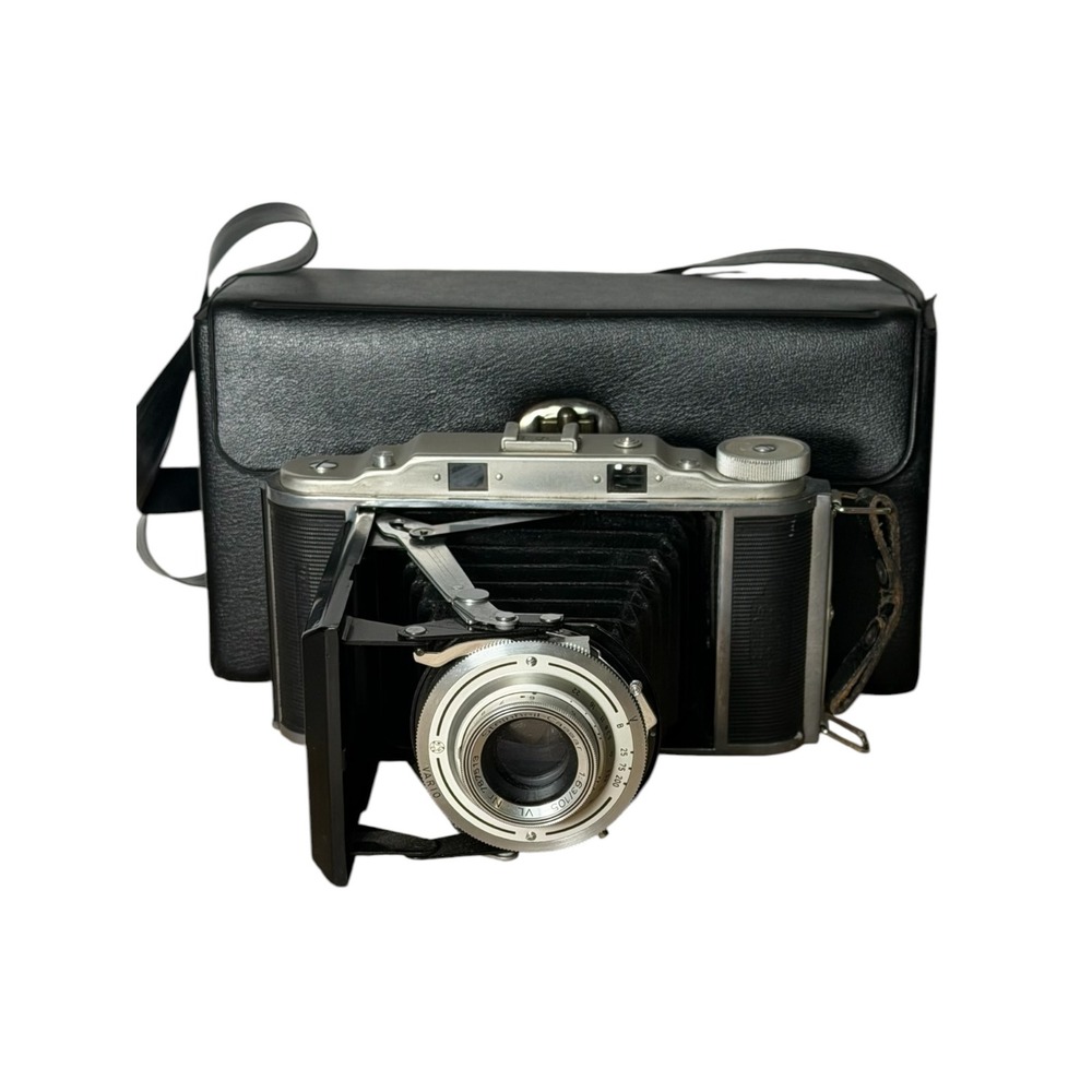 Braun‎ Norca Super Folding Camera Steinheil-Cassar 105mm f6.3 Vario Lens Germany